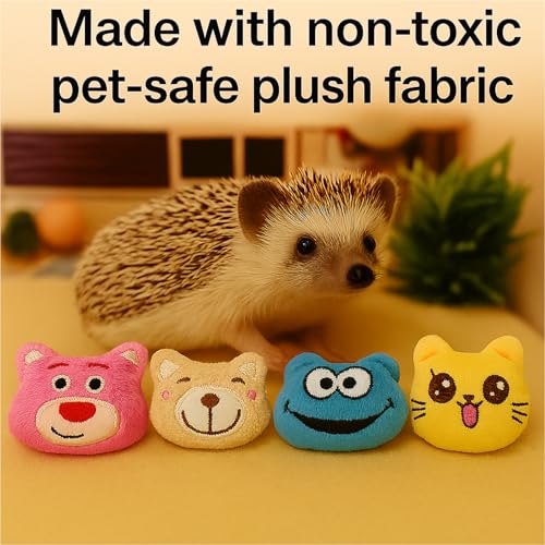 20Pcs Hedgehog Enrichment Toys - Cute Hedgehogs Cage Toy for Cuddling, Photo Props & Enrichment Play - Hedgehog Chew Toys for Boosts Natural Instincts & Daily Exercise