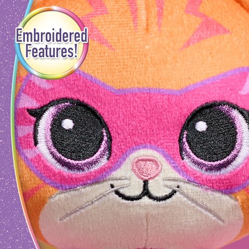 Disney Jr. SuperKitties Ginny Small Plush, Su-Purr Wild Stuffed Animal | 7-inch, Kitten, Toy for Fans, Girls, Kids, Ages 2 and Up, by Just Play