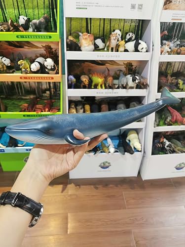 Gemini&Genius Blue Whale Sea Animal Action Figure, Ocean Shark Whale Toy | Educational, Role Play, Swim, Beach, Bath and Collectors for Kids - color: Blue Whale