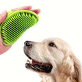 1pc Pet Bathing Brush - Adjustable Circular Handle, Non-Slip Grip, Soft Silicone Bristles for Dog & Cat Grooming, Shampooing, Massaging - Ideal for Bathing, Green - color: Green