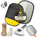 1 PC Pet Hair Removal Gloves & Brush for Cats & Dogs – Electrostatic Lint Remover Mitts – Reusable Fur Cleaning Glove for Couch, Clothes, Car & Furniture – Easy Grooming Magic Brush