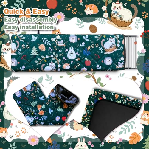 Ferret Cage Liner for Ferret Nation & Critter Nation Cage | Washable Bedding, Leakproof Cage Accessories for Ferrets, Chinchillas, Rats & Other Small Animals(Double Unit Combo) - style: Double Unit Combo