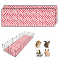 2 PCS Guinea Pig Cage Liner, Reusable Waterproof Guinea Pig Liner, Washable Small Animals Bedding, Super Absorbent Pet Pee Pads Guinea Pig Mats, Rabbit Mats for Cages (24 * 72 inch) - size: 24*72 inch 2pack