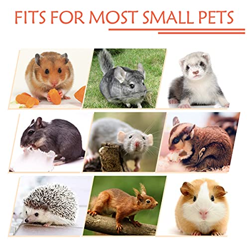 LEFTSTARER Triple-Layer Sugar Glider Hammock, Small Pet Cage Hammock, Sugar Glider Cage Accessories Hamster Bedding Small Animals Bed for Chinchilla Parrot Ferrets Rat Playing Sleeping (Candy) - color: Candy