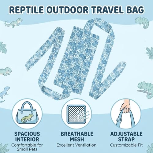 Single Guinea Pig Carrier, Guinea Pig Backpack for Small Pets, Portable Pet Sling with Breathable Mesh Design for Travel, Vet Visits and Outdoor Adventures, Blue