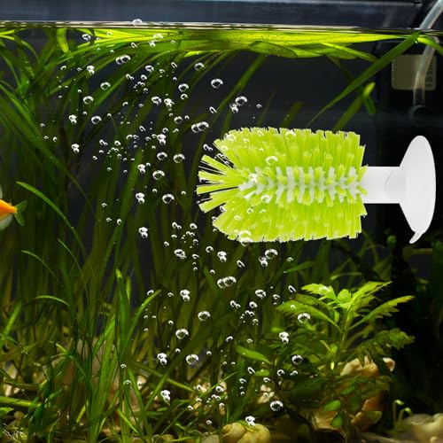 2pcs Turtle Brush, Turtle Shell Brush with Suction Cup Turtle Shell Scratcher Tortoise Shell Cleaning Brushes Turtle Exfoliate Brush Turtle Scrub Brush Aquatic Tortoise Tank Supplies
