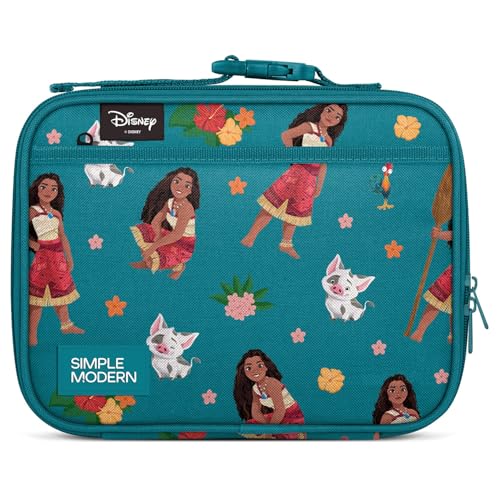 Simple Modern Disney Moana Kids Lunch Box & Insulated Lunch Bag for School | Hadley Cute Lunch Box for Girls, Boys, Toddlers | Fits Bento Box, Lunch Containers | Small Lunch Bag | Moana Oceana - color: Disney: Moana Oceana
