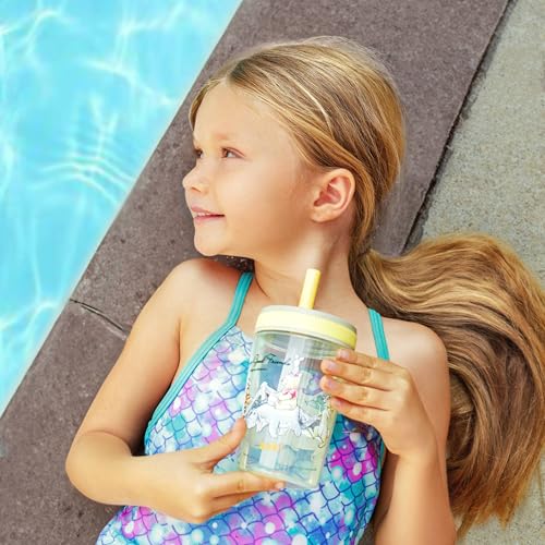 Zak Designs Disney Winnie the Pooh Kelso Toddler Cups For Travel or At Home, 15oz 2-Pack Durable Plastic Sippy Cups With Leak-Proof Design is Perfect For Kids (Winnie the Pooh & Friends) | BPA Free, Plastic, Sippy Cups, Cup Holder Friendly, Dishwasher Saf