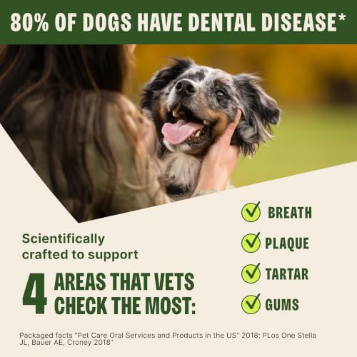 Wellness WHIMZEES Daily Brushzees Natural Dog Dental Treat, VOHC Accepted Chews, Freshens Breath, Extra-Small Size, 7.4 oz Bag, 28 Count - size: 28 Count (Pack of 1)