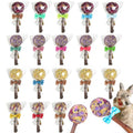 kathson 16PCS Rabbit Timothy Hay Treats Sticks,Interactive Bunny Lollipop Chew Sticks,Natural Guinea Pigs Chewing Treats Molar Teeth Toys for Small Animals,Chinchilla,Hamster,Gerbil
