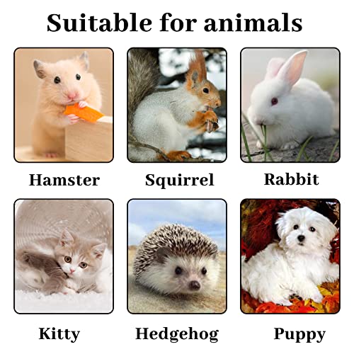 kathson 100 pcs Rabbit Cage Liners Disposable Large Plastic Mat Films for Bunny Guinea Pigs Chinchillas Rats Hamsters Hedgehogs and Other Small Animals 37"×27"