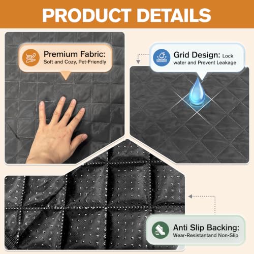 Extra Large Cage Liner for Rabbits, 78.15 X 39.37in Guinea Pig Cage Liners | Washable Bunny Carpet, Leakproof Anti-Slip Absorbent Pee Pads Bunny Mat, Reusable Rabbit Cage Mat for Small Animals - size: 1 Count (Pack of 1)