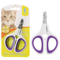 Pet Nail Clippers, Update Version Cat & Kitten Claw Nail Clippers for Trimming, Professional Pet Nail Clippers Best for a Cat, Puppy,Rabbit, Kitten & Small Dog,Sharp & Safe (Purple) - color: Purple
