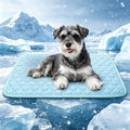 Dog Cooling Mat for Summer (Q-Max>0.5) Washable, Portable & Non-Toxic | Self-Cooling Bed for Dogs & Cats, High-Tech Fabric, For Crates, Beds, Cars - size: Small