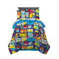 Pokémon Pikachu Twin Size Bedding, Kids Bedding Super Soft Cozy Reversible Comforter and Sheet Set with Sham, 5 Piece Twin Size, (Officially Licensed Product) by Franco - color: Pokemon, size: 5 Piece Twin Size