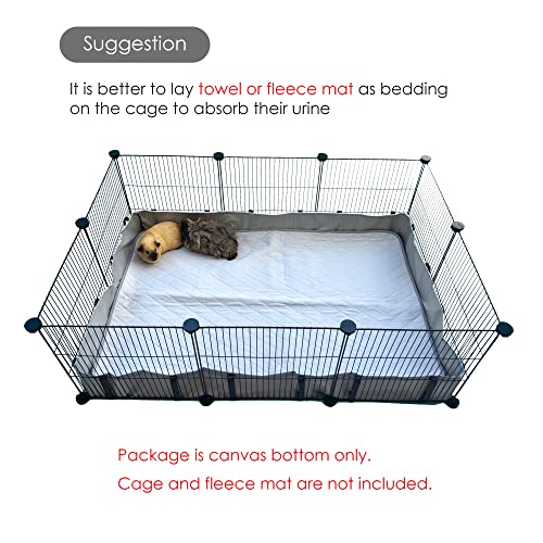 Guinea Pig Cage Bottom for C & C Grids Habitat, Waterproof and Washable Liner Base for Rabbits,Chinchillas,Ferrets and Other Small Animals Pet (Bottom Only 27" x 42")