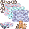 Haull 4 Pcs Waterproof Guinea Pig Bedding Soft Dog Cat Bed Crate Mat Small Animal Plush Cage Liners Rabbit Bunny Kennel Pad Reversible Cozy Pee Thickened Hamster Pad(Heart,13 x 18.5 Inch) - size: 13 x 18.5 Inch