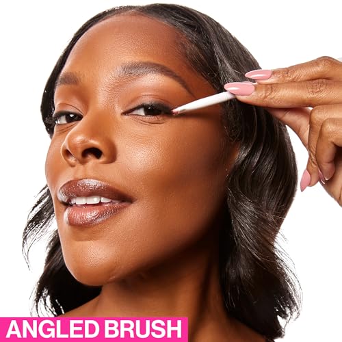 Wet n Wild Angled brush, Foundation Makeup Blending Brush, Ultra-Thin Precision, Ergonomic Handle (Pack of 2) - color: Angled Liner, size: 7.28 in (Pack of 2)