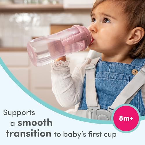 NUK First Choice Mickey Mouse Large Learner Cup 2.0, 10oz. Sippy Cup with Handles, Spill Proof, Leak Proof Soft Straw Cup, 2-pack - color: Mickey Mouse 2.0