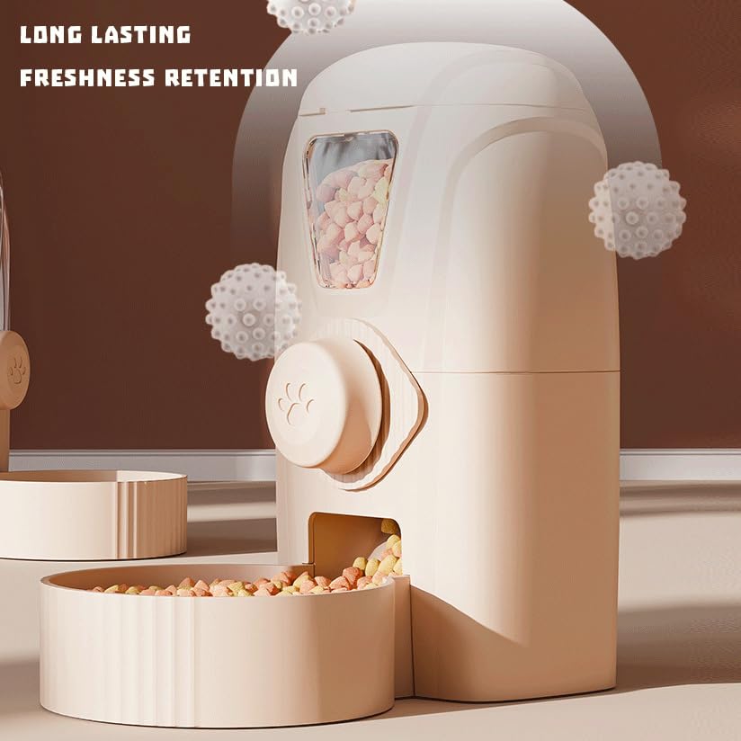 Hanging Cage Automatic Pet Food Water Dispenser 34oz, Large Capacity Feeder Gravity Refill Food and Siphon Suction Water Set for Dog Cat Rabbit Chinchilla and Ferret (Food Dispenser) - color: Food Dispenser