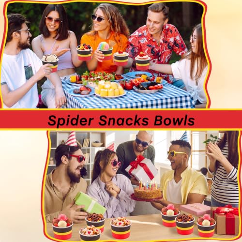 Jingmore 100 Pcs Ice Cream Paper Cups Bulk 8 oz Disposable Dessert Bowls for Hot or Cold Food Snack Treats Gift for Birthday Summer Party Favor Decoration(Cartoon Mouse) - style: Cartoon Mouse