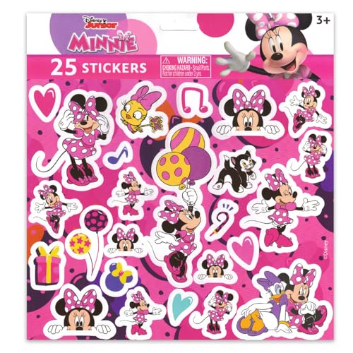 Minnie Mouse Backpack with Lunchbox Set for Girls School Bundle, More | 16in Large Durable Minnie Bookbag w/ Insulated Lunch Box Plus Water Bottle, Stickers, More - Minnie Mouse School Supplies