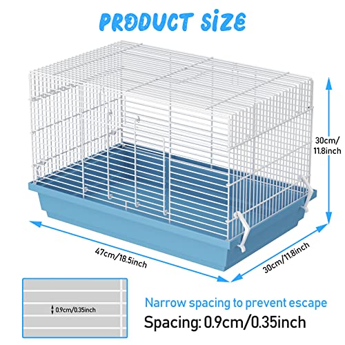 Hamster cage for Hamsters, Gerbils, mice, Rats, Small Guinea Pigs and Other Small Animals. - color: Blue, size: Medium