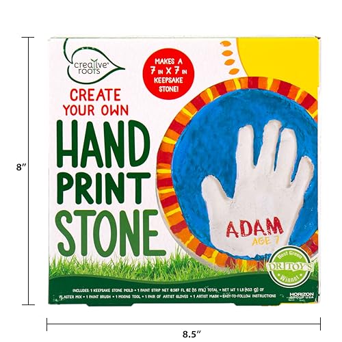 Creative Roots Create Your Own Handprint Stone by Horizon Group USA - style: Handprint