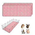 2 PCS Guinea Pig Cage Liner, Reusable Waterproof Guinea Pig Liner, Washable Small Animals Bedding, Super Absorbent Pet Pee Pads Guinea Pig Mats, Rabbit Mats for Cages (28 * 70 inch) - size: 28*70 inch 2pack
