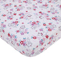 Disney Aristocats Pink, White, and Teal, Marie Super Soft Nursery Fitted Crib Sheet - color: Aristocats Pink, White, and Teal, size: Crib