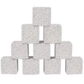 Hamiledyi Hamster Chew Toy Lava Teeth Grinding Square Stone for Hamsters Chinchillas and Rabbits Mineral Stone Calcium Chew Toy for Small Animal(Pack of 10) - size: 1.57 Inch Diameter