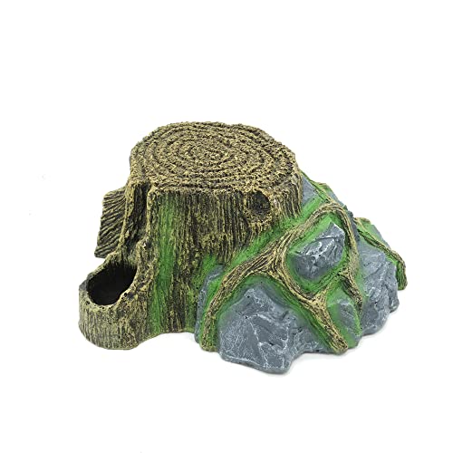 Resin Large Turtle Tank Accessories Reptile Hideouts Cave | Habitat Decor, For Gecko, For Leopard Lizards, For Toad