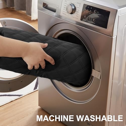 Eterish Reusable Washable Pee Pads for Dogs Large/Extra Large 36'' x 41'' 2 Pack, Absorbent Pet Puppy Dog Training Pads Non-Slip, Waterproof Whelping Potty Pads for Dogs Leak-Proof - color: Black, size: 2 Pack (36"x41")