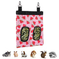 DZWLKJ Rabbit Hay Feeder, 600D Polyester, Watermelon, Hay Feeder Bag, Guinea Pig, Chinchilla, Hamsters, Small Pets, 1 Pack, Foldable, Lightweight - size: S -10"x 8"x 0.4"