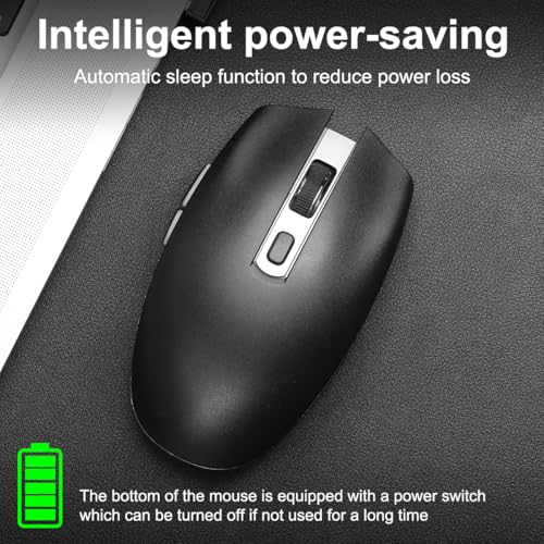 Single-Mode Wireless Mouse with Ergonomic Design, Comes with a USB Receiver, Suitable for Gaming, Office, and Entertainment use, Compatible with laptops and Desktop Computers. - color: Gray