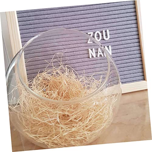 INOOMP Glass Nest for Hamster Chinchilla Small Animal Dust Bath Container Guinea Pig Hideout Pet Cooling Hut