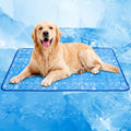 Dog Cooling Mat, Large Cooling Pad for Dogs Cats, Portable Self Cooling Dog Bed Cooling Blanket, 40" x 28" Washable Summer Pet Mat, Indoor Outdoor Green Pet Cooling Mat for Hot Summer - size: X-Large