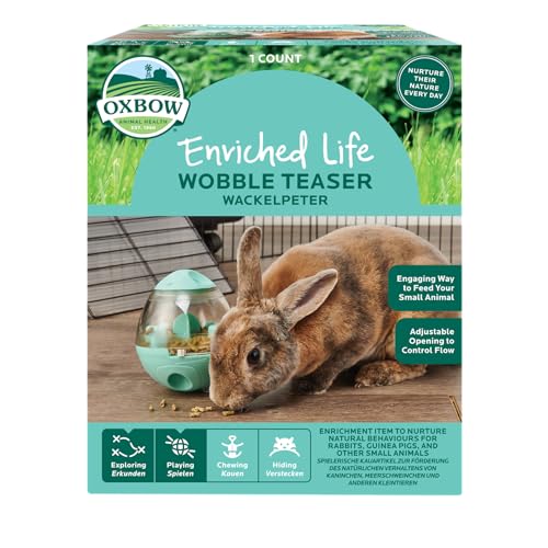 Oxbow Enriched Life Wobble Teaser Toy for Rabbits, Guinea Pigs, Hamsters, Rats - style: Wobble teaser