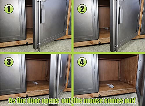 Realistic Mouse Prank Toy, Includes 2 Mice for Twice The Fun, Makes A Great Fake Rat Gag Prank for Home, Office and More