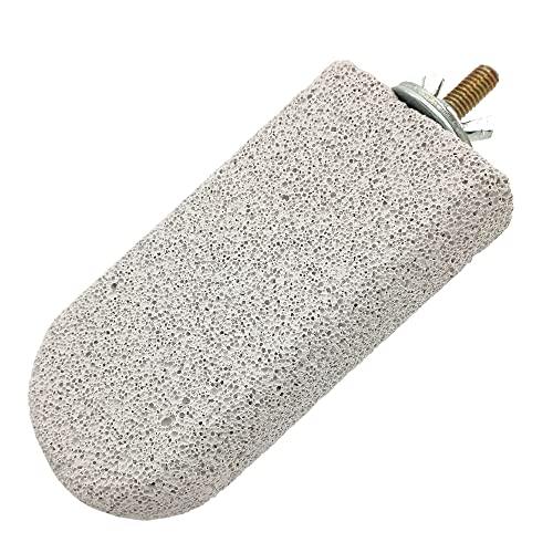 Shelltech Pumice Lava Ledge for Birds, Chinchillas, Hamsters, Parrots - Teeth & Beak Grinding Block - 1 Pack