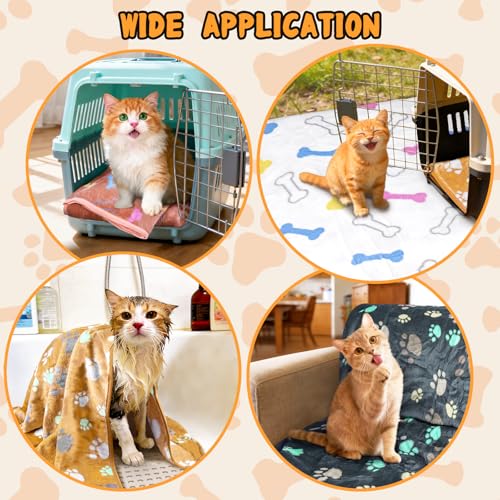 YedsIntu 6 Pcs Washable Guinea Pig Blankets Absorbent Small Animal Fleece Bedding Cage Liners Reusable Pet Pee Pad Sleep Mat Pad Cover for Hamster Ferret Rabbit Chinchilla Hedgehog (Grey, 24" x 47") - color: 6 White Bulk, size: 24" x 47"