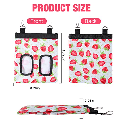 DZWLKJ Rabbit Hay Feeder, 600D Polyester, Watermelon, Hay Feeder Bag, Guinea Pig, Chinchilla, Hamsters, Small Pets, 1 Pack, Foldable, Lightweight - size: S -10"x 8"x 0.4"