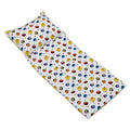 Marvel Spiderman to The Rescue Red, White, and Blue Deluxe Easy Fold Toddler Nap Mat - color: Sesame Street Come and Play Blue