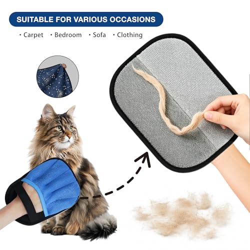 Whelping Box for Cats, Pop-up Playpen for Kittens and Mom with Washable Starry Moon Pad & Grooming Glove, 3-in-1 Portable Cat Delivery Room & Pet Nursery Pen for Indoor Cats Dogs - size: S-29"x29"x18"