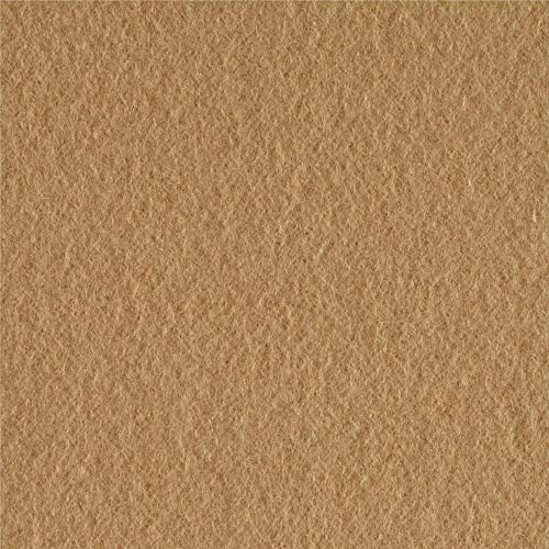 Polar Fleece Solid Tan, Fabric by the Yard - color: Tan