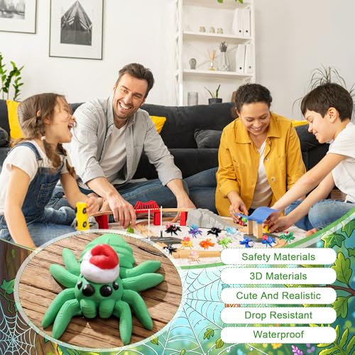 Honoson 12 Pcs 3D Printed Animals 5-7cm, Mixed Style Spider | Articulated Fidget Animals, Flexible 3D Printed Figures for Stress Relief, Cute Mini Joints for Party Favors and Display - size: 5-7cm, style: Mixed Style Spider