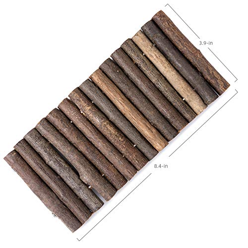 Niteangel Wooden Ladder Bridge, Hamster Mouse Rat Rodents Toy, Small Animal Chew Toy - size: 8.4'' x 3.9'' (2 Packs)