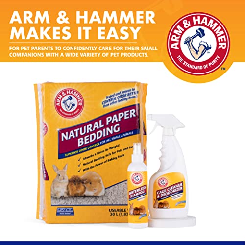 Arm & Hammer for Pets Hammer Super Absorbent Cage Liners for Guinea Pigs Hamsters Rabbits Small Animals, Odor Control Cage Tray Liners, Trim to Fit, 7 Count, 48 Pack - size: 16" x 28" (Pack of 48)