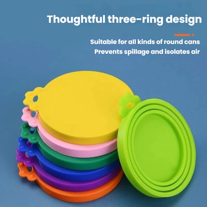 2 Packs Pet Food Cans Lids,Cute Can Lid Dishwasher Safe, Can Covers Most Standard Size Dog and Cat Canned(black) - color: black
