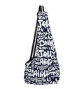 Pet Dog Puppy Cat Carrier Bag Oxford Cloth Sling Dog Doggy Cat Carrier Single Shoulder Bag-Small,Blue Letter - color: Blue Letter, size: 23.6"L x 14.6"W x 4.9"H